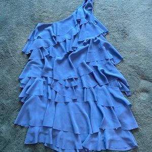 Blue fringe dress